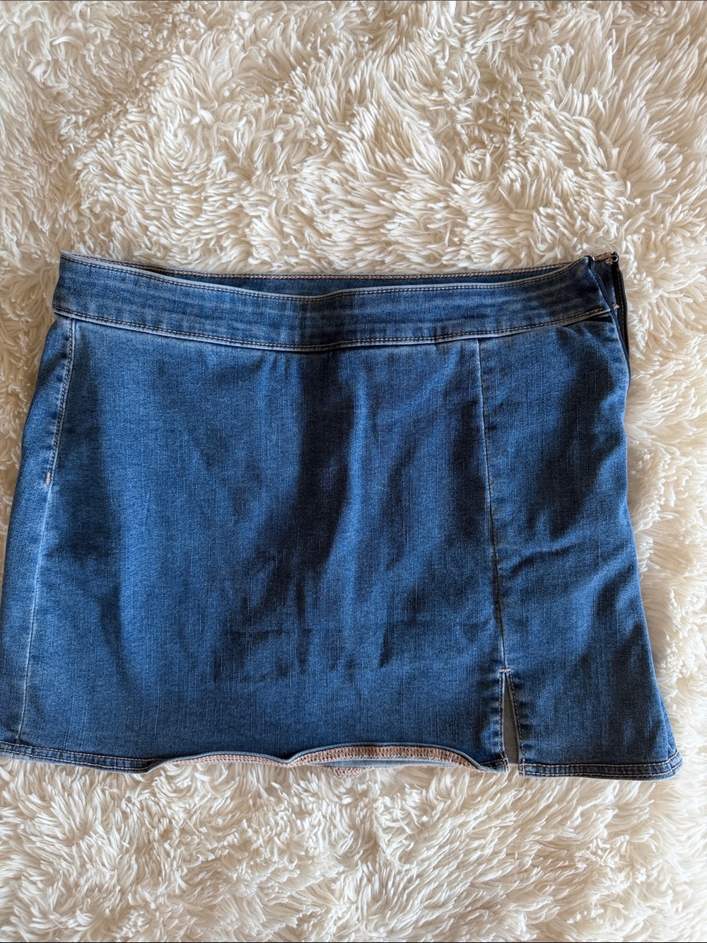 American Eagle Outfitters Dark Blue Denim Mini Skirt